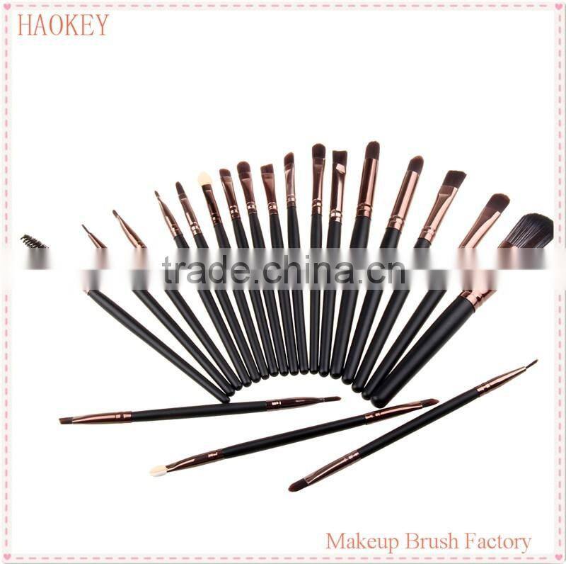 TOP Quality Professional 20 PCS Cosmetic Facial Make up Brush Kit Wool Makeup Brushes Tools Set