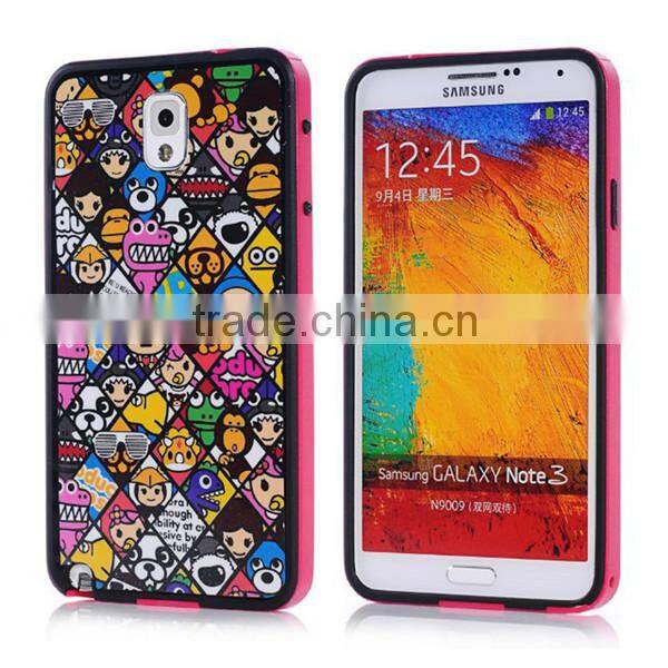 Combo pc tpu shockproof case for samsung galaxy note 3