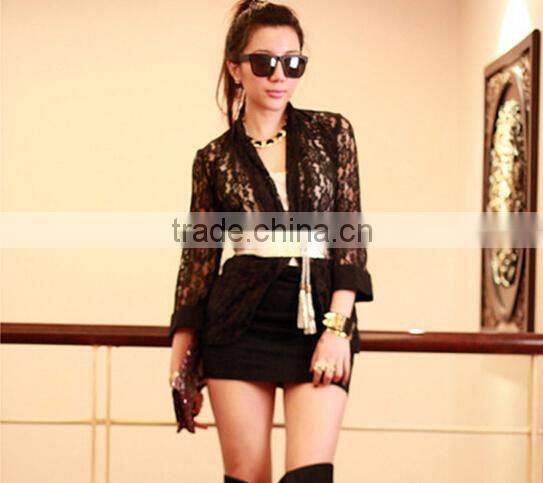 korea style fashion new ladies and women retro palace buckle elastic cloth wide waist belt