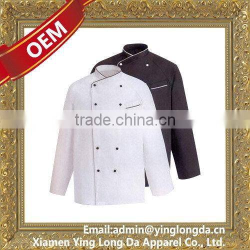 Top level unique restaurant chef jacket with buttons