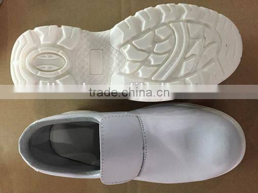 Chemical Resistant clean room safety boots with toe steel