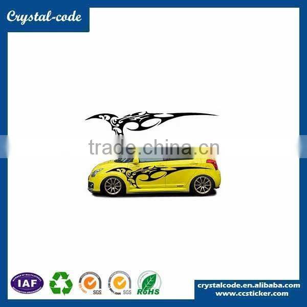 Creative design customized waterproof clear transparent window car sticker