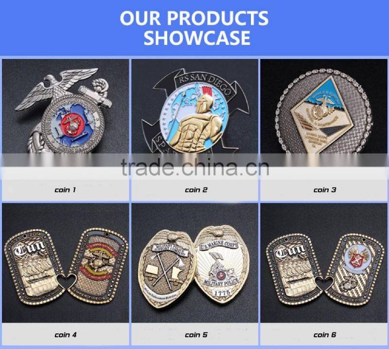 Custom brass 3D metal coin