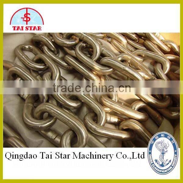 stainless steel link chain long chain studless chain