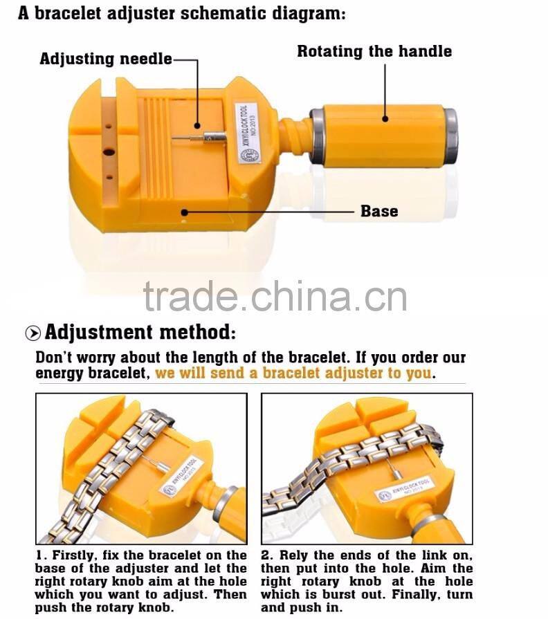 Wholesale China 316l stainless steel metal friendship health bio magnetic pure energy bracelet