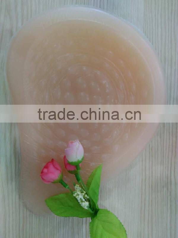 KVS light silicone fake breast form for mastectomy breast cancer woman backside massage effect design false artificial boobs