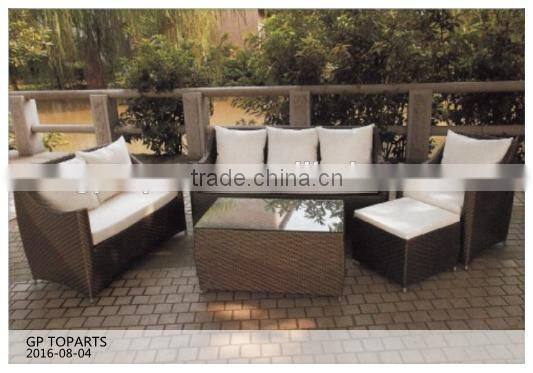 Modern Rattan Outdoor Furniture Wholesale rattan chair PE wicker single two seaster sofa three seaster sofa