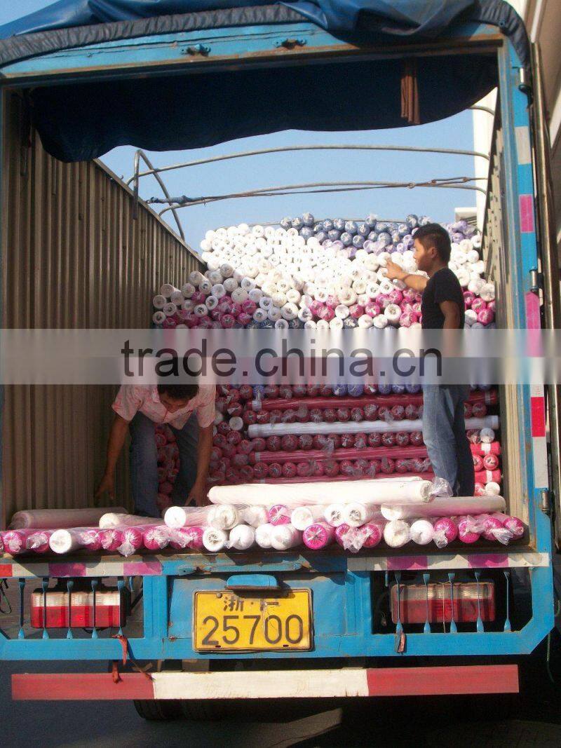 Tulle organza Fabric glitter spray for wedding dress