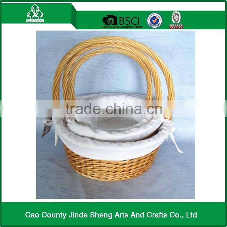 Home Decoration willow fabric willow basket / modern willow picnic basket with good quality