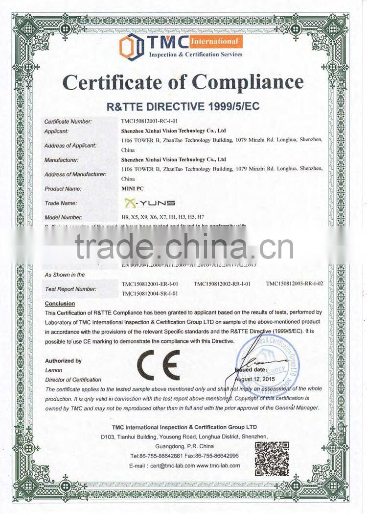 Intelligent Computer Stick intel Mini PC Win 8.1 with Legal Key ID Z3735F intel atom mini pc