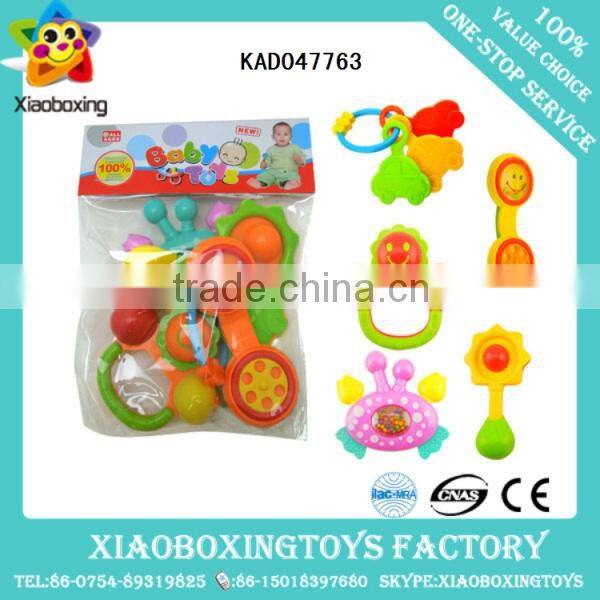 Interesting gift lovely plastic baby bell infant rattle ball toys