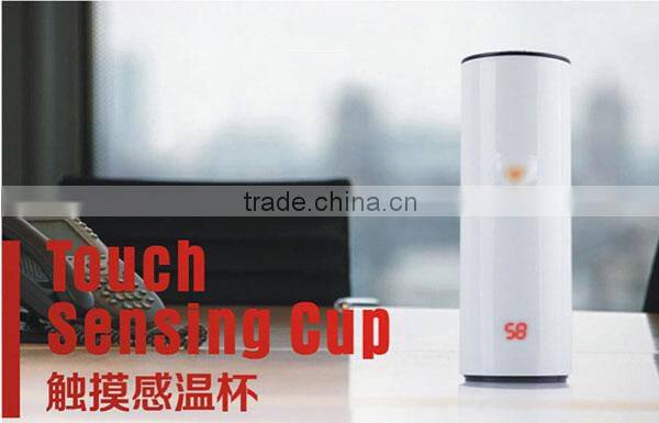 2016 Promotional gift Creative touch temperature sensitive color changing glass cup