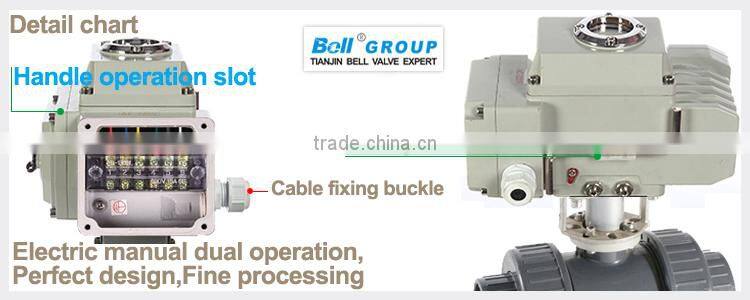 health class plastic ball valve by mini motor control