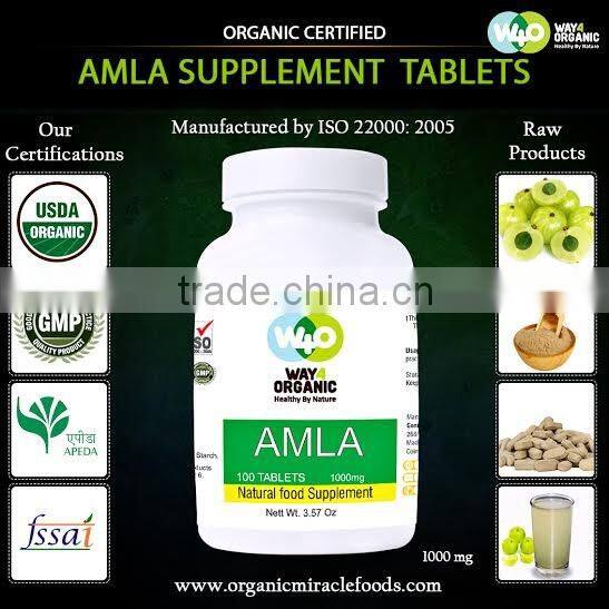 100% Pure Amla Capsules Bulk Exporters