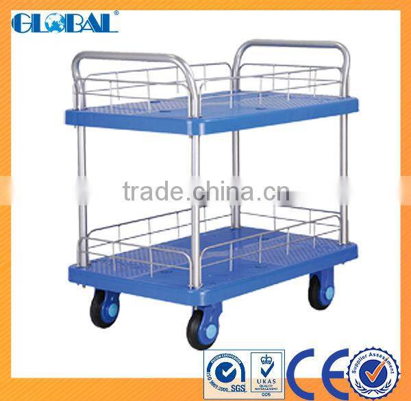 Double Layers Silent Handtruck with Fence