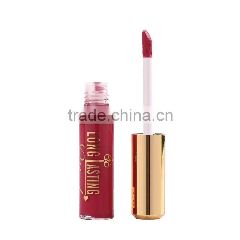 Menow waterproof lip gloss + lip oil 2 in 1 long lasting mooth liquid matte lipstick