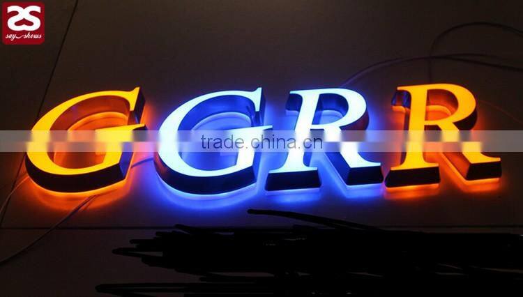 Factory Direct Sale Top Quality 3d led sign acrylic mini letter indoor led store logo