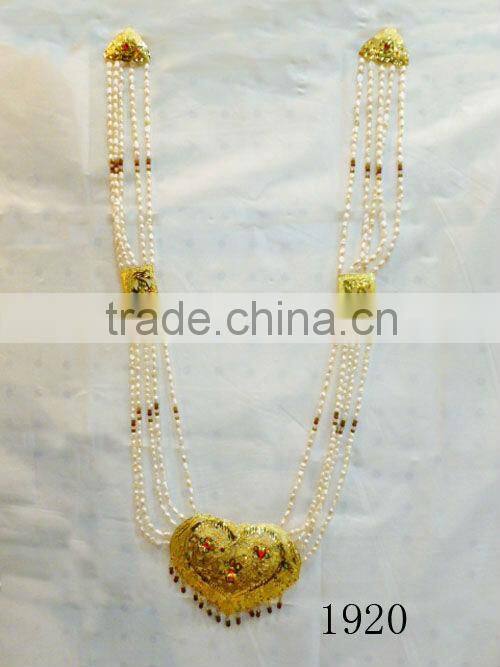 Wholesale african jewelry sets 18k jewelry display set arabic bridal necklace set