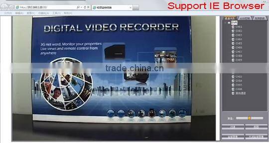 960H 8/16 ch HD H.264 3G network DVR with Loop out embedded hd sdi dvr: HK-S8608F