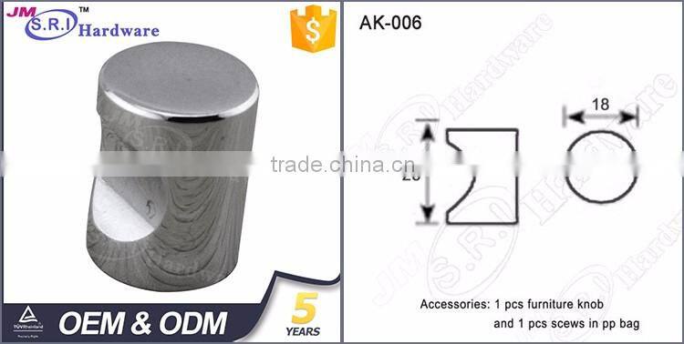 Dia 18mm finger shape bedroom furniture knobs