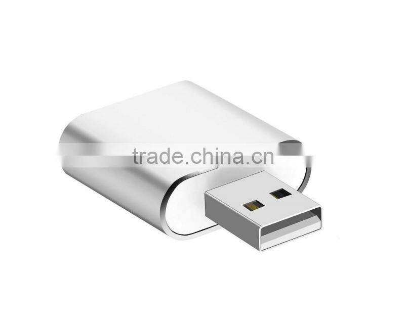 Factory Supply greeting card sound module with Stereo Headphone/Speaker and Mono Microphone Jacks(Aluminum casing)