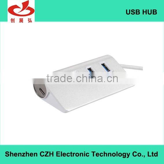 Type c to usb 3.0 3 por hub with PD Chipset supporting charging the new macbook and date transfering