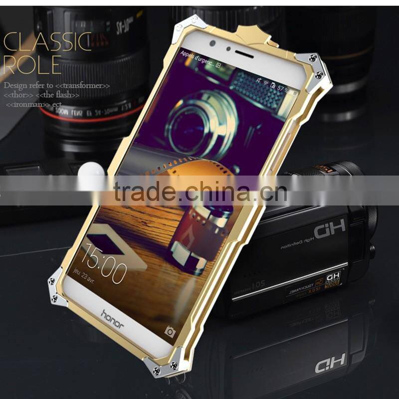 Gundam METAL case for HUAWEI HONOR V8 FULL BODY PROTECT HOUSING ALUMINUM CASE protective SHOCK PROOF SM THOR THE FLASH CASE