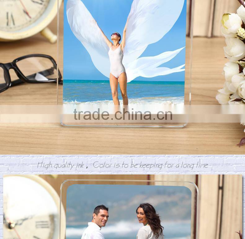 Sunmeta beautiful blank sublimation coated 180*130*10 heat press glass photo frame