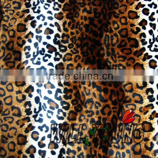 100% polyester animal velboa fabrics/velvet fabric for sofa velvet fabric