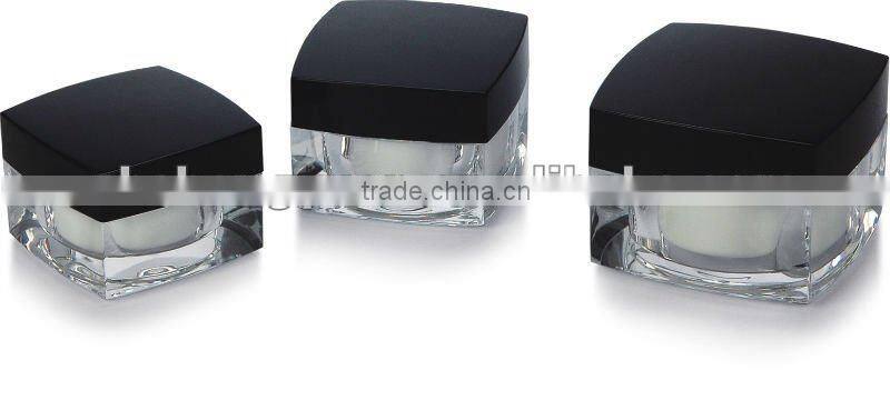 plastic empty cosmetic containers jars