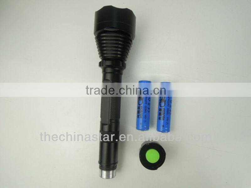 cree xmlt6 led flashlight with high power