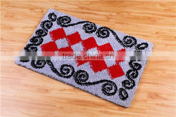 flower shaggy rugs bathroom waterproof mat