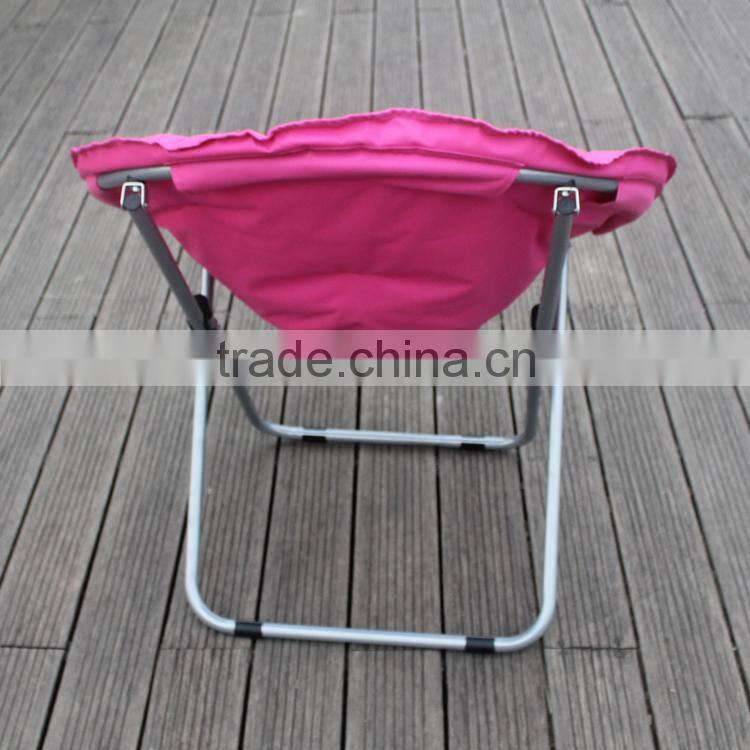 leisure folding round chair, padding cotton chair , black , comfortable