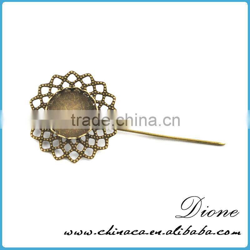 New vintage wholesale antiqued broned brass tray C&A fashion jewelry findings