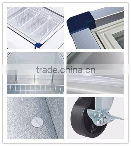 SDB 1600 Top open meat beef storage showcase deep freezers 328L