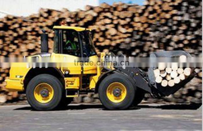 VOLVO Wheel Loader Bucket, 0.7M3-1.1M3 Bucket For L20F Wheel Loader, Log Grapple/Grass Grapple/Snow Plow/Pallet Fork For L20F