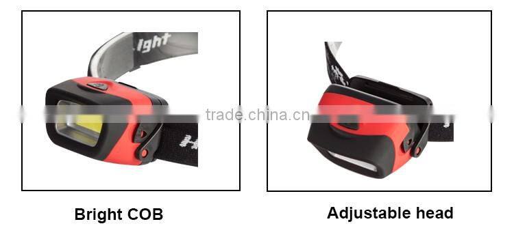 Bright cob high power headlamp,led camping headlamp for outdoor activies