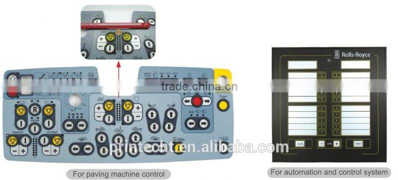 pvc polyester membrane circuit foil with silver ink