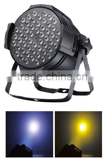 Amazing stage effect led 54 dj flat par wash cans