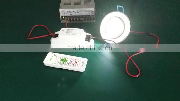 CE FCC ROHS DC12V-48V RF remote 1 channel led dimmer controller