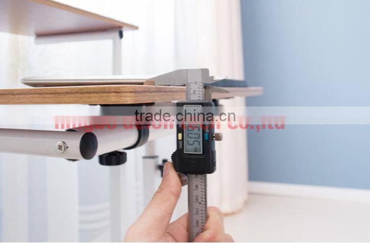 adjustable double tube metal computer holder laptop stand pc mount bracket rack