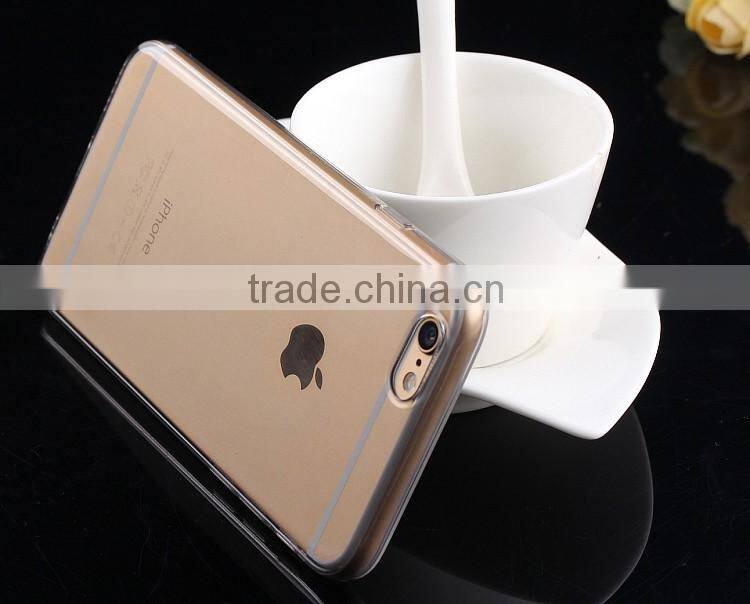 Hot Sell Transparent Soft TPU Case Silicone Cover for iPhone 6 6s for iphone 7 and iPhone 7 Plus Ultra Thin Mobile Phone Case