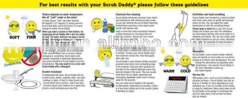 Household Cute Dish Washing Sponge 2016 New