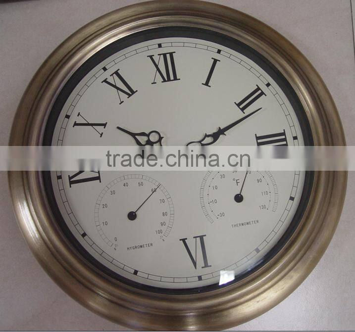 18 inch Big Size Weather Station Clock Antique Wall Clock For Sale