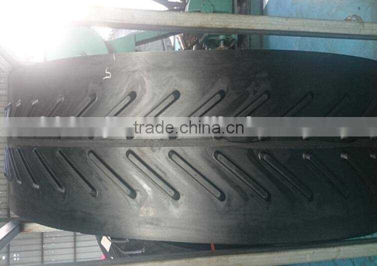 NN EP CC Fabric cored Chevron Rubber Conveyor Belt for general building materials