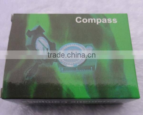 Outdoor Camping Hiking Compass ,Military Prismatic Sighting Compass