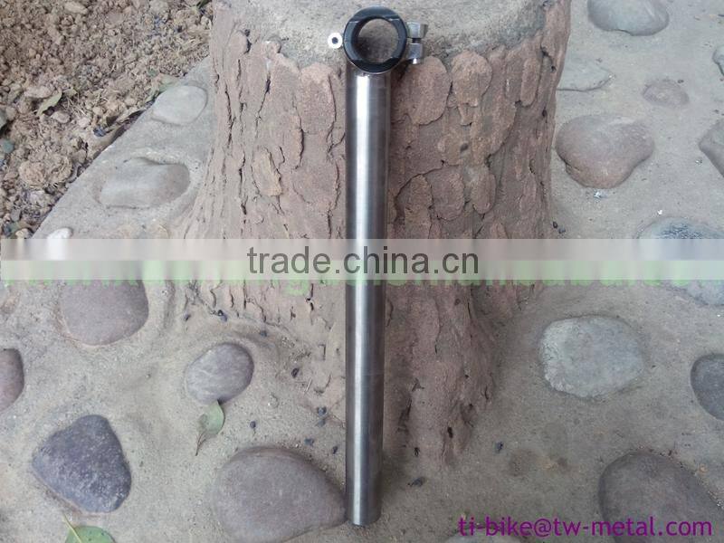 factory price titanium bicycle seatpost customized titanium seat post Ti bicycle seat post for dirt bikes