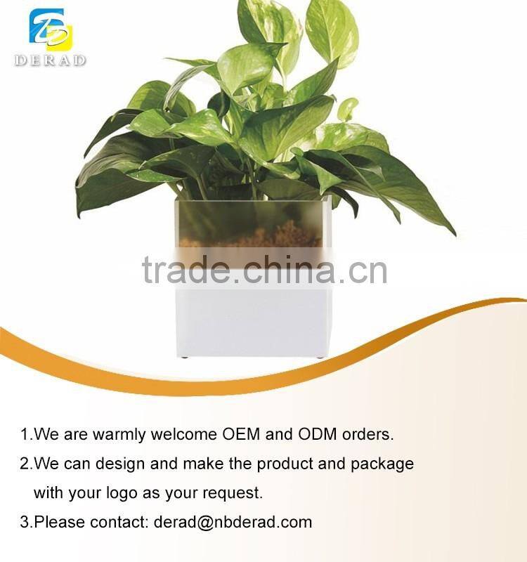 Layered Cheap Plastic Flower Pots with Water Pot