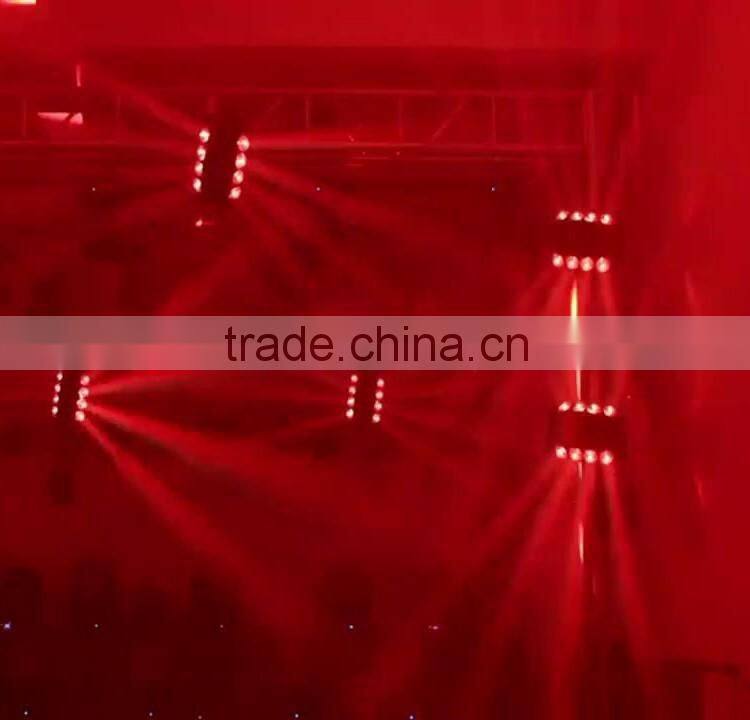 100% Factory Direct Sale White 8x10w or 4in1 RGBW 8pcs 12w Spider Surge 8 Sweeping LED Beam Effect