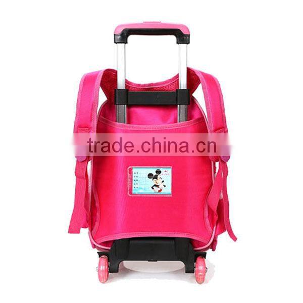 2015 Colorful alibaba new products students trolley wheeled backpcak